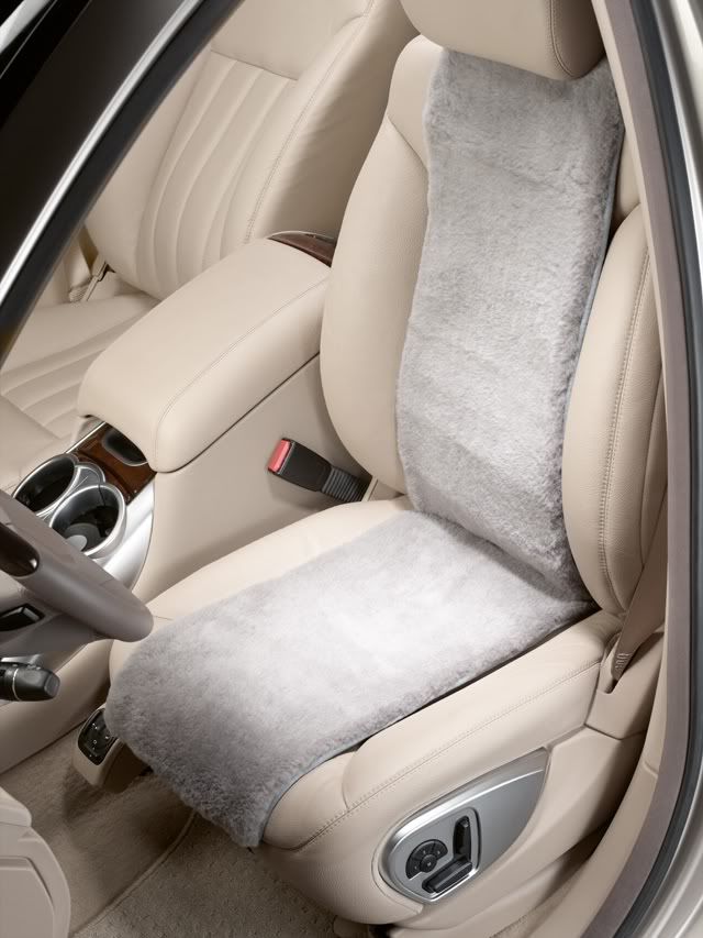 Mercedes benz sheep skin seat cover #2