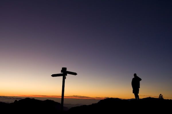 Mike Stewart en una atardecer en Canarias