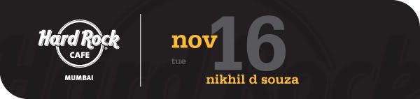 Nikhil D' Souza - HRCMum - 16thNov