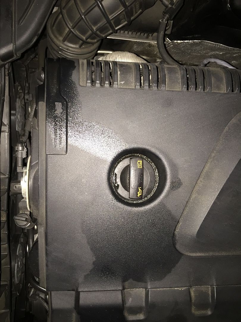 Oil leaking. Oil cap gasket issue?