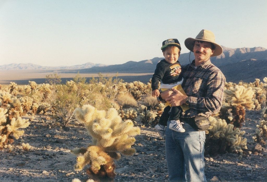 Leon Kolankiewicz and his son