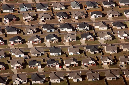 rows of houses