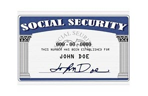 jane doe social security card