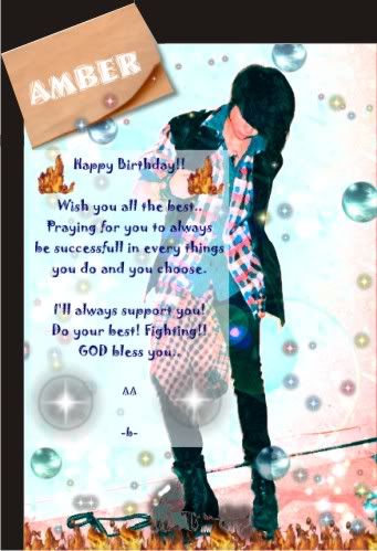 Amber, Happy Birthday!! | f(x) soul