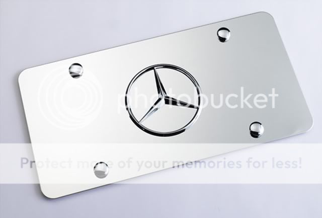 Mercedes Benz Accessories Marque License Plate