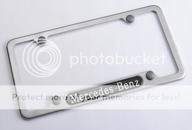 Mercedes Benz Accessories License Plate Frame